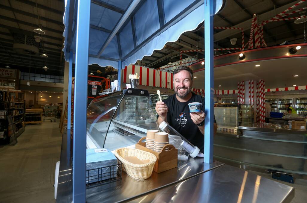 CREAM OF THE CROP: James Crooke, owner of the well-known and much-loved North East Gundowring Ice Cream brand, has set up shop at Harris Farm Markets.
