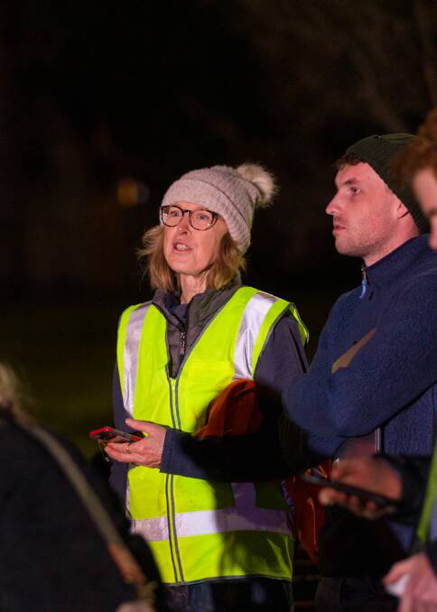 CLOSE TO OUR HEARTS: Committee volunteer Vicki Gray, pictured with Henri Baker, at the 2021 Albury-Wodonga Winter Solstice. Picture: MANIFEASTO PHOTOGRAPHY