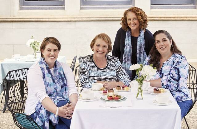 Narelle Lawrence (far right) has joined Karen Gower, Luisa Niglia and Renata Potoczky as the faces of Black Pepper's 2024 Ovarian Cancer Awareness month campaign, which was launched on February 1. Picture supplied