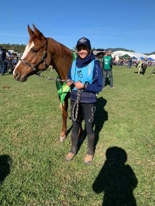 WINNERS ARE GRINNERS: Emma Dimech said Oso Diamond Dazzler just "flew around" the 160-kilometre Tom Quilty endurance ride course.