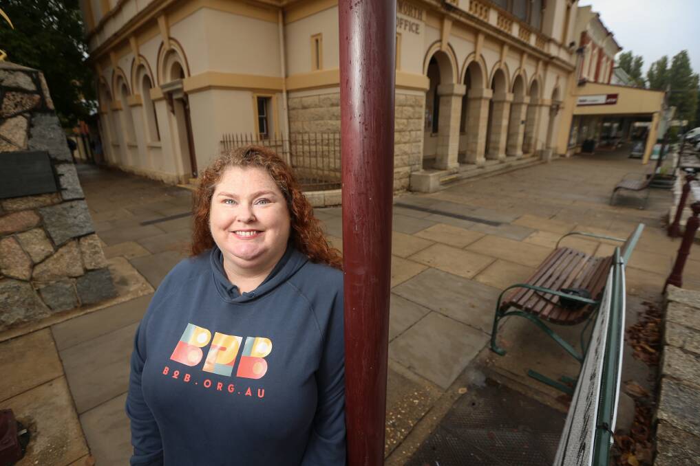 WALK, TALK and SUPPORT: Madeleine Quirk, who has spent 20 years navigating the complexities of her mental health struggles, is part of the B2B committee organising the 2021 suicide prevention walk from Beechworth to Bright. PICTURE: JAMES WILTSHIRE