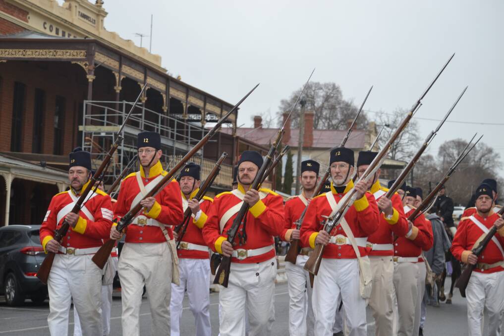 FIRED UP: The North Eastern Muzzleloaders will appear at Beechworth's Golden Horseshoes Festival this year, which will proceed in a different format without the traditional street parade. Picture: SUPPLIED