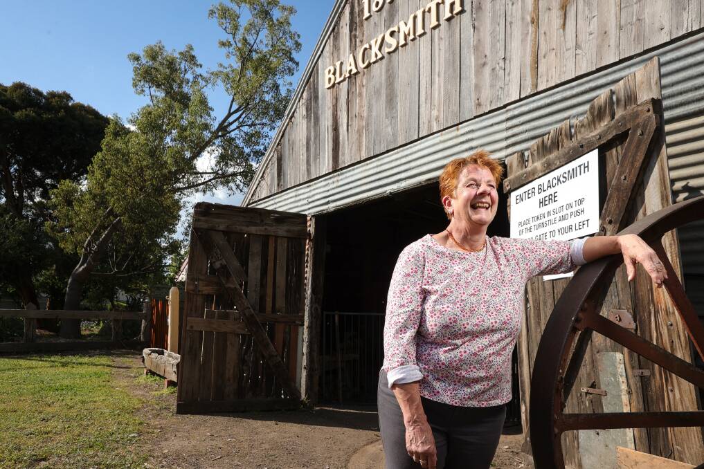 Jindera Pioneer Museum president Margie Wehner is delighted the iconic blacksmith building, which was owned and run by her father and grandfather, is now open to the public. Picture by James Wiltshire