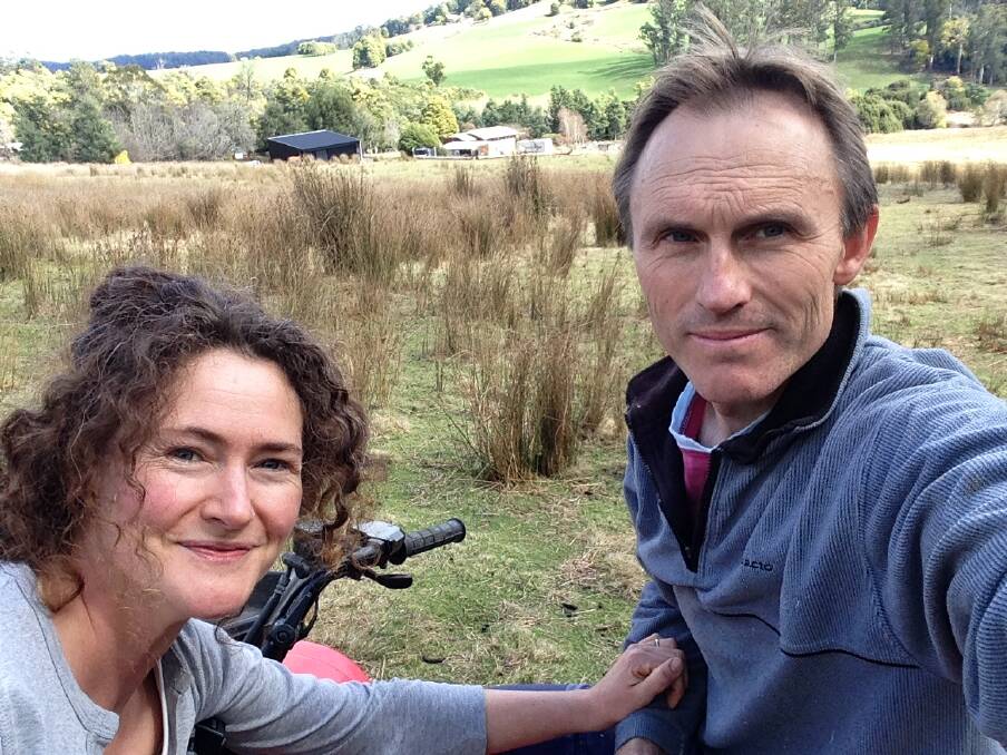 HENTY CONNECTION: Melissa Lubke, pictured with her late husband Andrew Lubke, will return to her husband's homeland to facilitate a weekend of hope and healing.