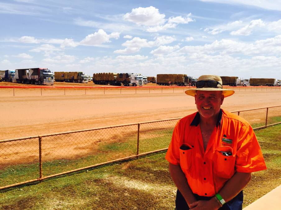 GIVING BACK: Jindera's Jim Parrett will chaperone The Border Mail's Jodie O'Sullivan for on-farm drop-offs out of Quilpie today.