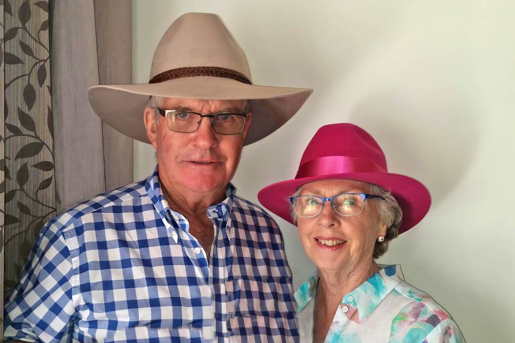 A LIFETIME OF FAMILY, FARMING AND COMMUNITY SERVICE: Max Webb (pictured with his beloved wife of 55 years, Carol) will be remembered for his incredible service to the Walbundrie community, particularly through the local show society. Picture: SUPPLIED