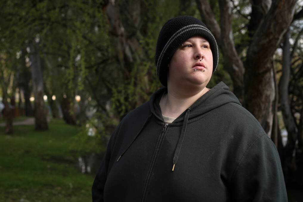 I FEEL ALONE: 'I have trust issues with the mental health system,' says Ash Dejong. Pictures: JAMES WILTSHIRE