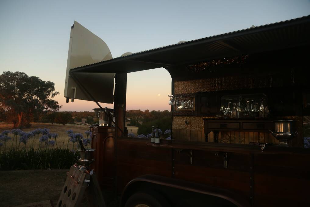 A BAR WITH A VIEW: 'The best thing about a mobile bar is that it's mobile.'