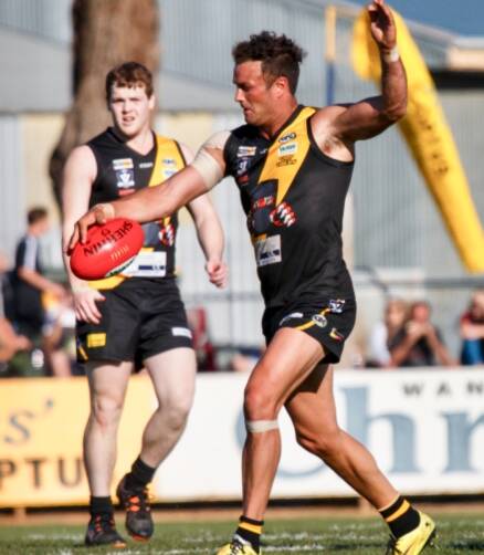 Glenrowan star Karl Norman is set to keep the Tallangatta and District league on its toes during their inter-league clash at Sandy Creek on Saturday. Picture: WANGARATTA CHRONICLE