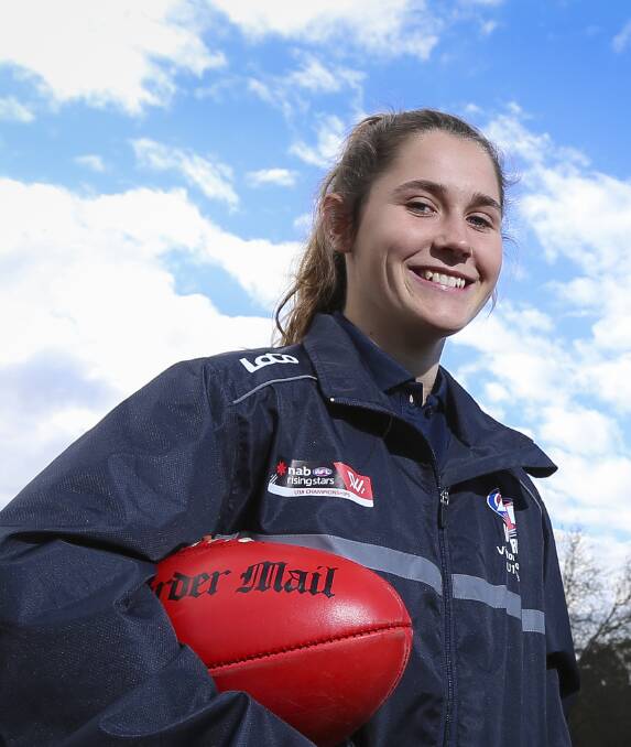 Iilish Ross played well for the powerful Victoria Country side. Fourteen of her teammates also made the All Australian squad.