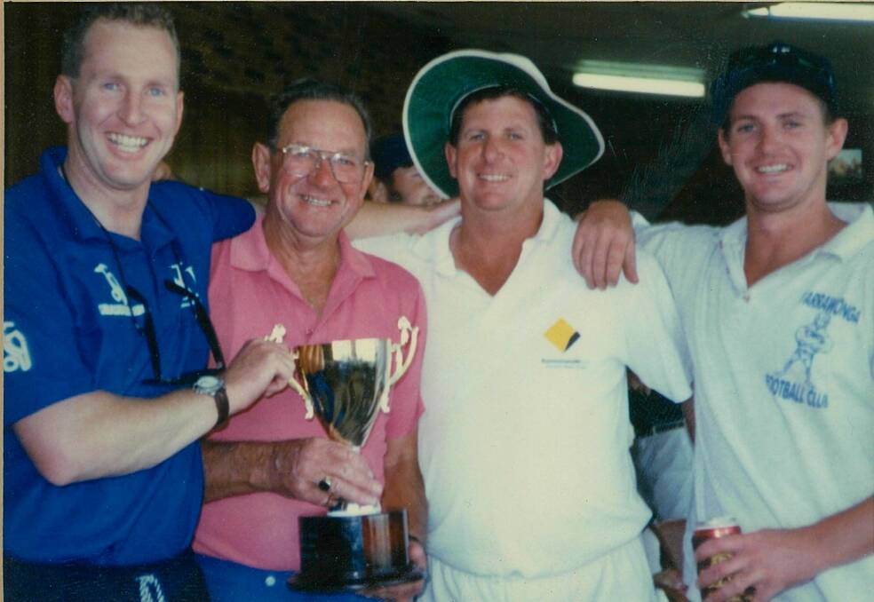 FAMILY AFFAIR: Peter, Bill, Glenn and Terry Brear have played major roles in the success of the Yarrawonga Footballers Cricket Club.