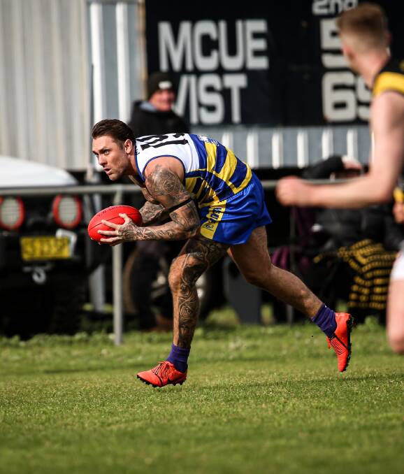 Trent Castles threatened to cut loose but was generally well held by Tiger defender Justin Jenkins.