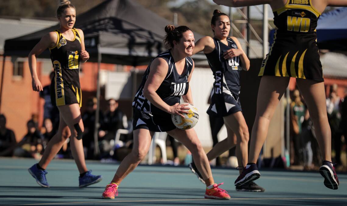 Rutherglen's Jane McInnes was a strong performer for the Cats in their comfortable victory. They will take on Thurgoona in the first semi-final.