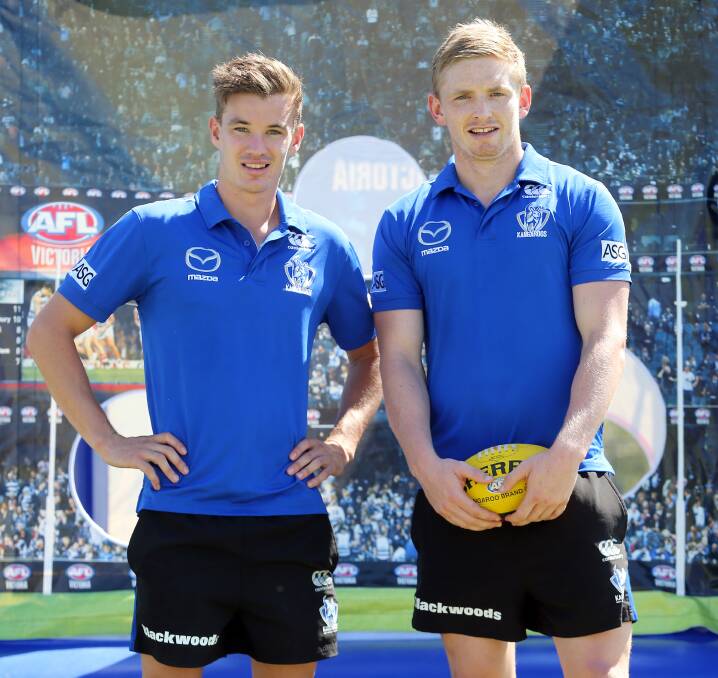 Roo skipper Jack Ziebell (right) has joined teammate Kane Turner on the injured list.