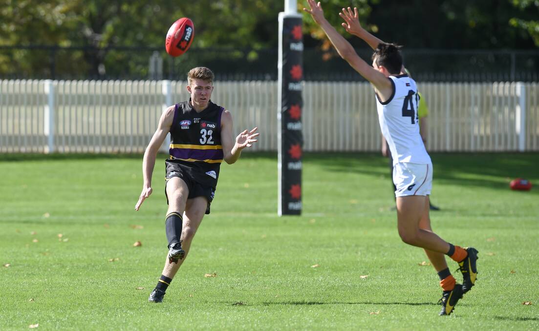 First-gamer Will Bowden showed promise for the Bushrangers. He competed well in the ruck against good opposition.