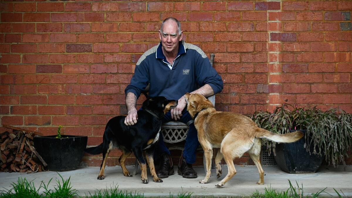 Former Benalla star Terry Greaves considers himself fortunate he doesn't have to go to Melbourne for treatment. Picture: MARK JESSER