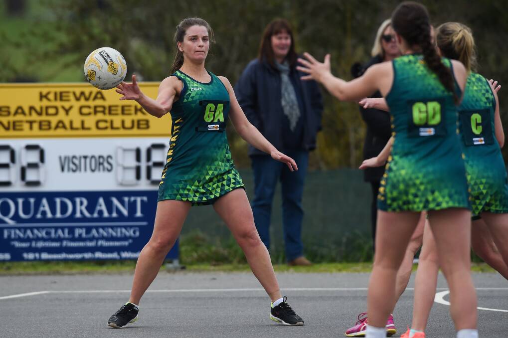 Tallangatta shooter Emily Rodd is set to make an impression for Albury in the Ovens and Murray.