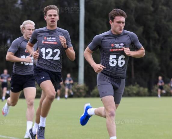 Albury defender Charlie Byrne finished an impressive sixth in the 2-kilometre time trial at the NSW-ACT draft combine. Picture: AFL PHOTOS