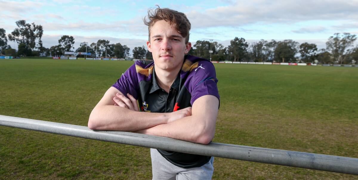 BACK IN BUSINESS: Wodonga Raider Tom Bracher is looking forward to playing for the Bushrangers next month. Picture: TARA TREWHELLA.