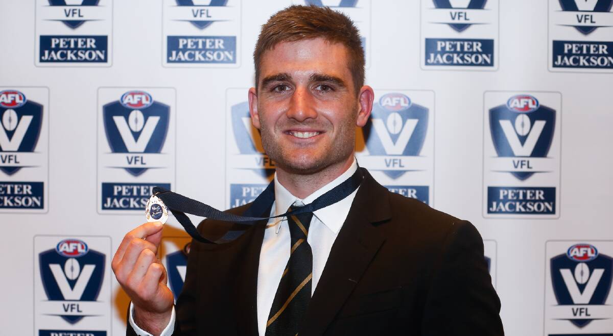 Richmond's Anthony Miles polled 19 votes to share the JJ Liston Trophy with Williamstown's Michael Gibbons.