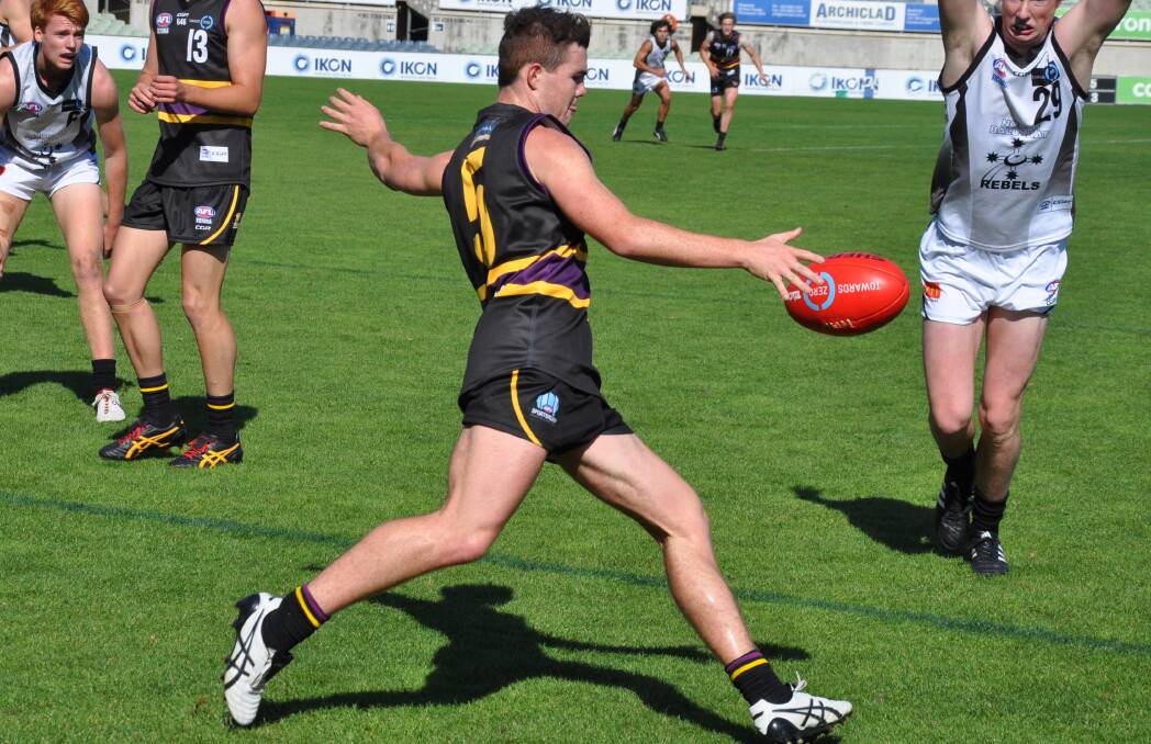 Albury young gun Fletcher Carroll has been in strong form for the Murray Bushrangers in the TAC Cup this season.