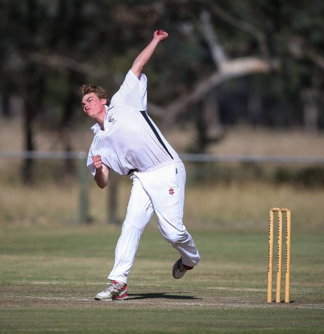READY TO DELIVER: Ryan de Vries is eager to make a successful transition from the district to provincial competition this year. He has been terrorising opposition batting line-ups playing for Kiewa.