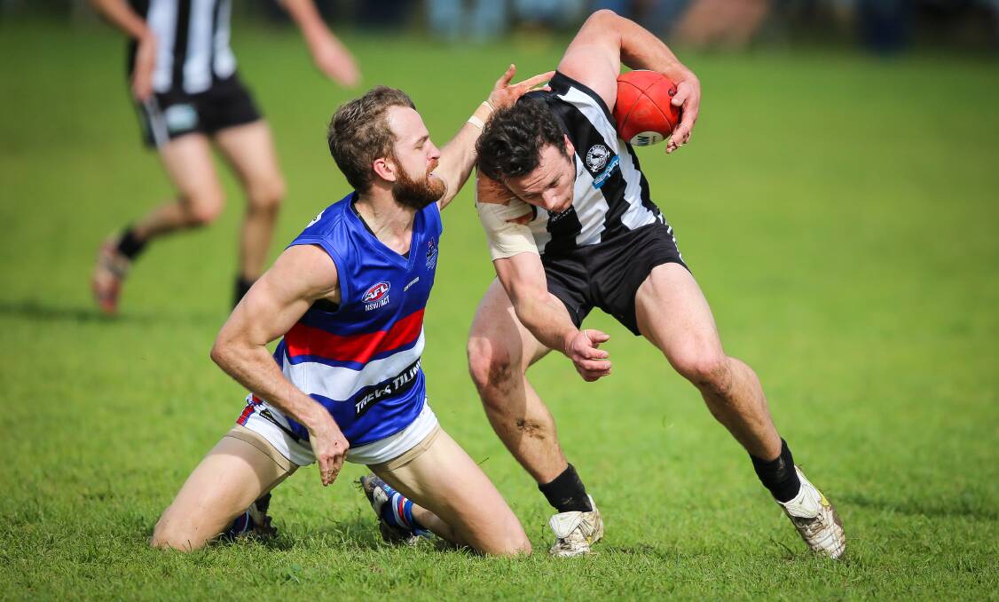 Tom Weldon won Jindera's best and fairest after another strong season in defence for the Bulldogs.