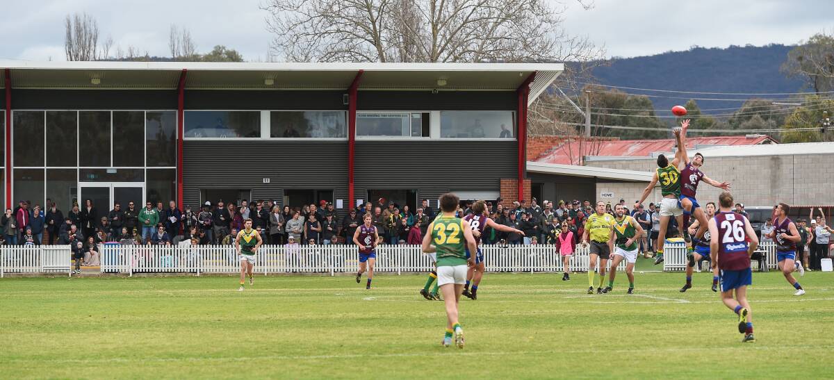 A strong crowd turned out for Sunday's match between Culcairn and Holbrook at Urana Road Oval.