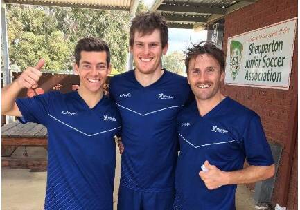 Albury's Sam Quick, Brenton Newnham and Jeremy Payne played in Victoria Country's bronze medal winning team at the national country championships at Shepparton.