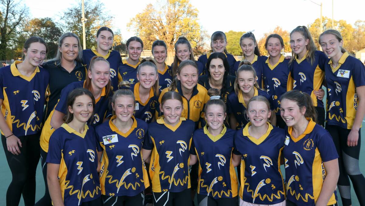 Albury's under 13 and 15 sides gear up for the zone championships in Melbourne. Picture: TARA TREWHELLA