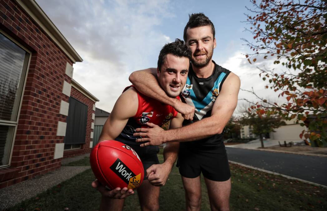 Brothers Lachie and Adam Flagg were set to be reunited at Northern Jets before the Farrer league season was abandoned.