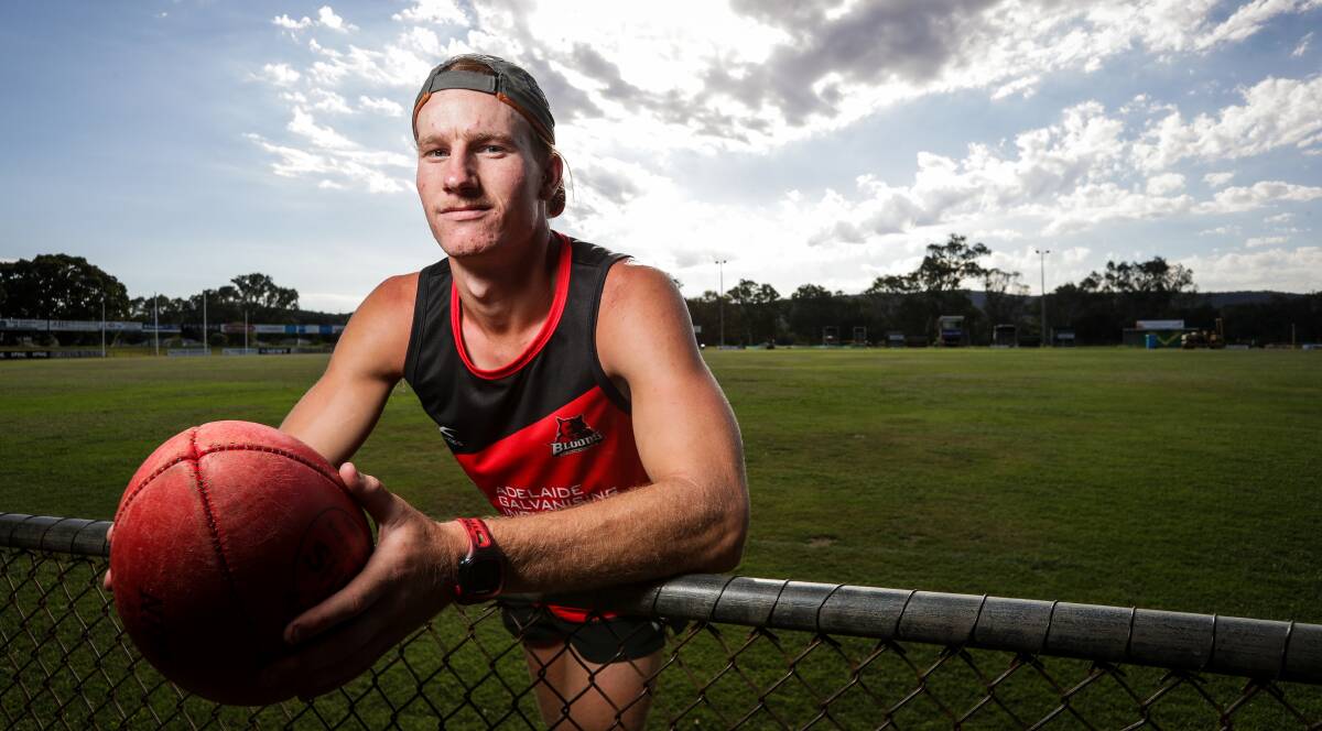 STEPPING UP: North Albury backman Tom Gallaway is looking forward to testing himself with West Adelaide in the SANFL next season. Picture: JAMES WITHSHIRE