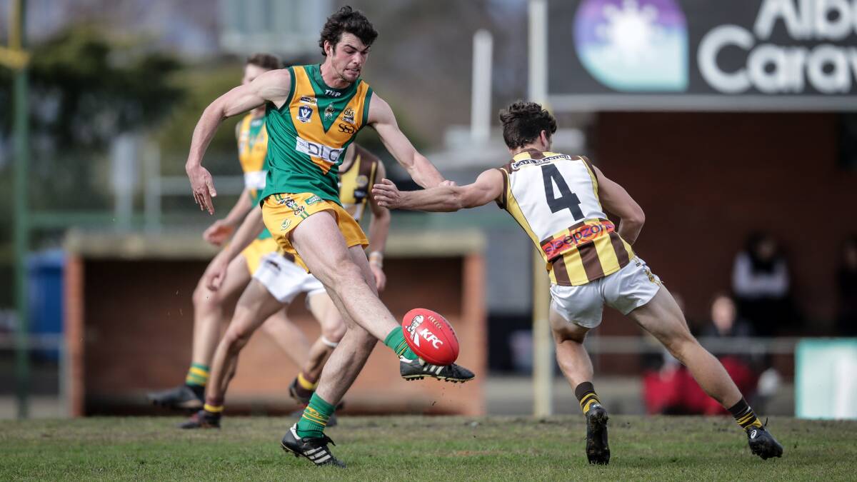 North Albury backman Mitch Mahady will decide his playing future after moving to Melbourne. The Hoppers are hoping he travels back to play at Bunton Park.