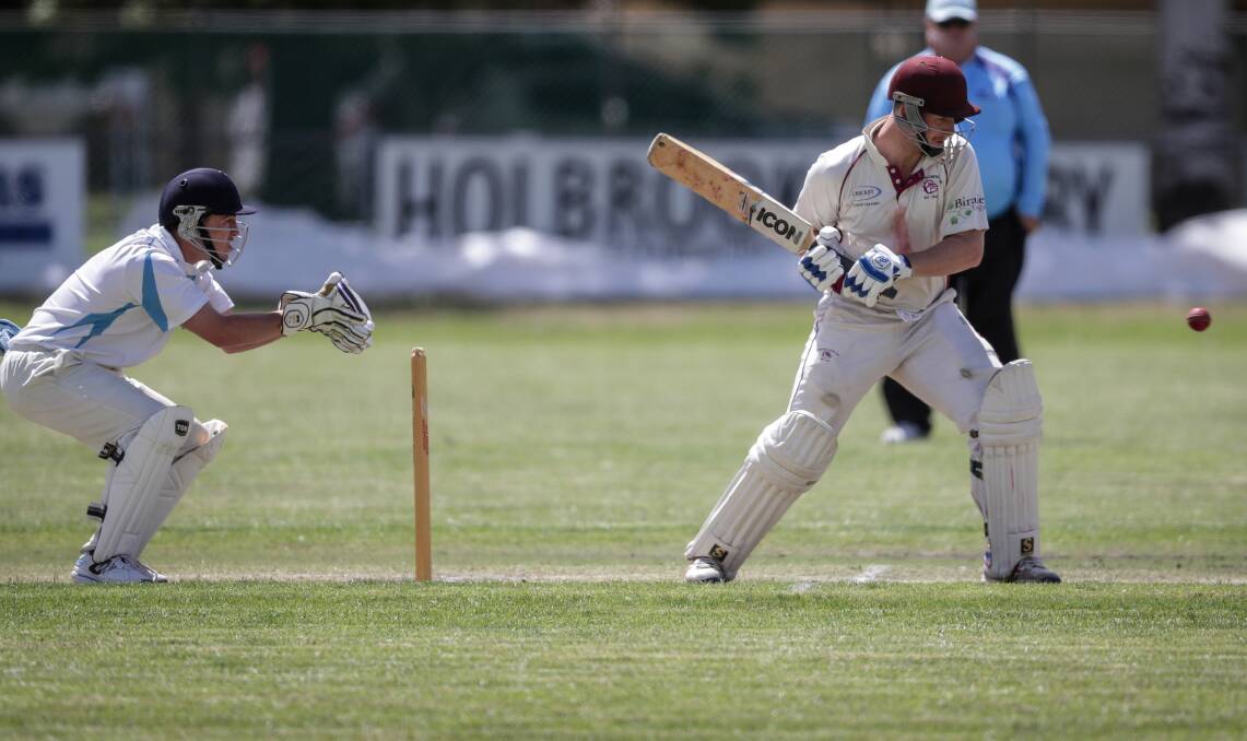CAW's Jack Craig made 24 against Holbrook.
Picture: JAMES WILTSHIRE