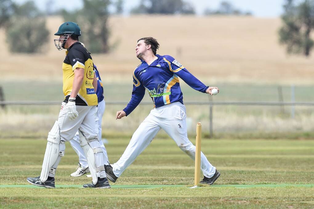 Brayden Lieschke bowled well for Rand against Walbundrie last weekend and will be looking to do some damage against Lockhart on Saturday.