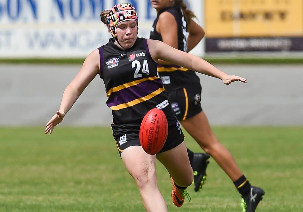 Murray Bushranger Hayley Doohan will be looking for a good showing against Oakleigh on Saturday. Pictures: MARK JESSER