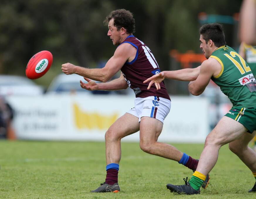 Culcairn's Dane Hallinan picked up plenty of possessions for the Lions in Saturday's knockout final.