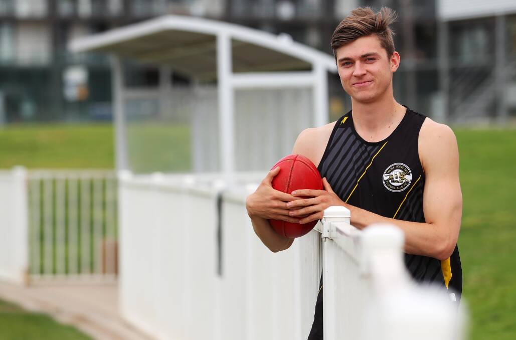 BACK HOME: Jackson Kelly has returned
to Robertson Oval. Picture: EMMA HILLIER