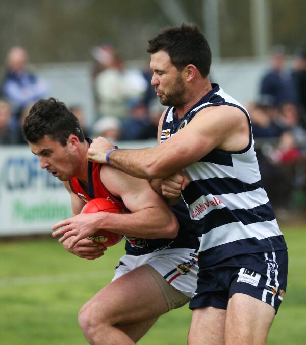 Raider Lachie Flagg in action against Yarrawonga,