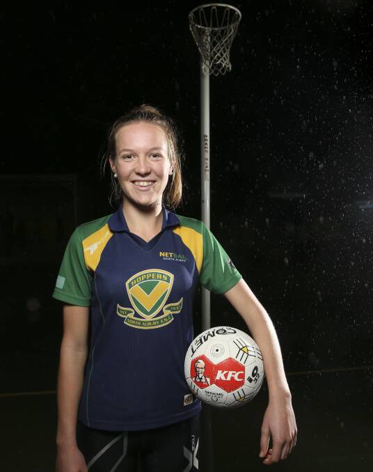 Young North Albury defender Nakita Singe has forced her way into the Victorian under-19 netball squad.