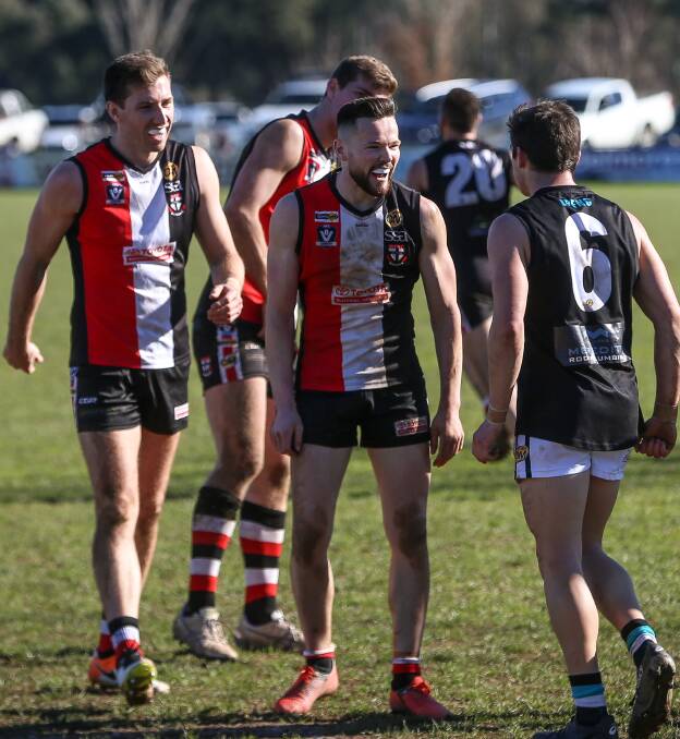 Lachie Dale capped off a big season by winning Myrtleford's best and fairest award.