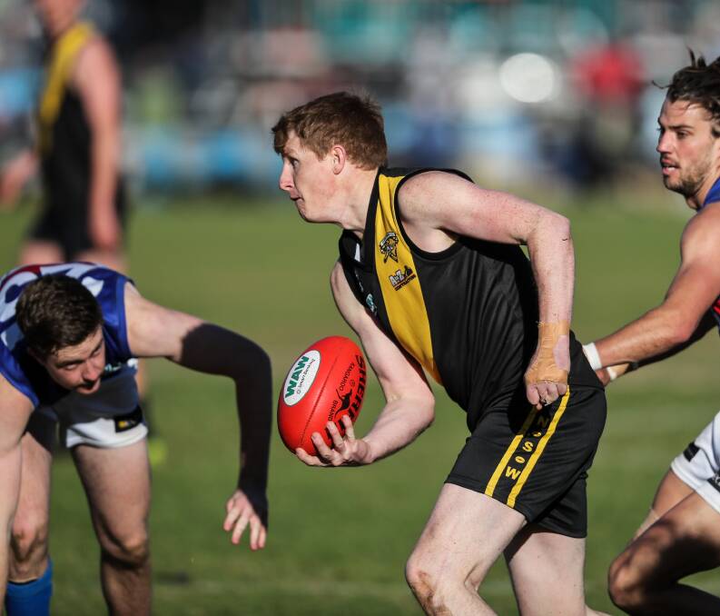 Veteran defender Trent Haddrill was solid in his return from injury.