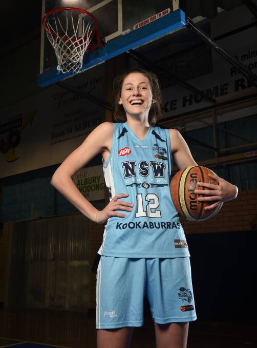 ON THE MOVE: Olivia Barber has made the NSW Country under-16 side after a series of trials. At 13, she is regarded as one of the most exciting prospects in the state. Picture: MARK JESSER