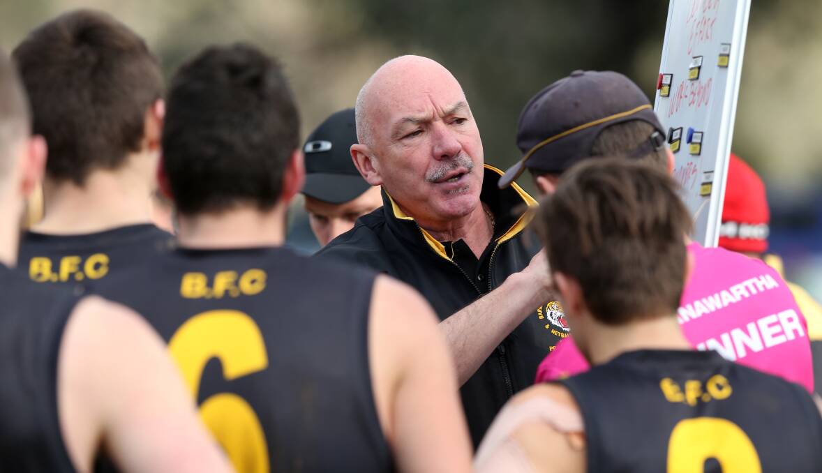 Mark Sarau will coach the Tallangatta and District league side against Ovens and King in May. He led Barnawartha to glory in 2013.