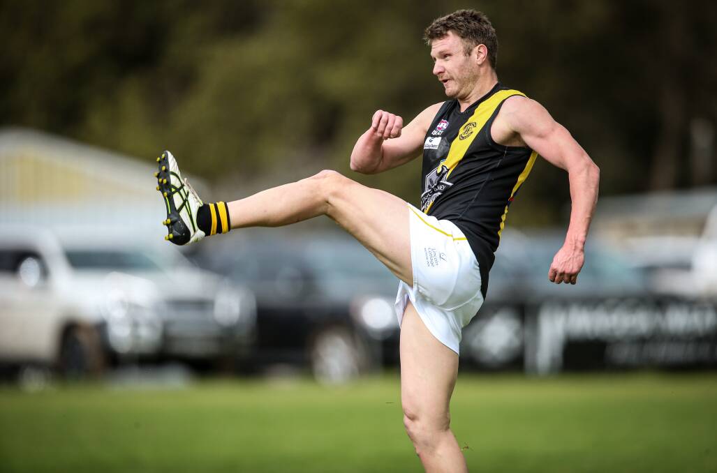 Wagga Tigers signing Luke Gestier is likely to be used at both ends of the ground by the Brookers. He impressed in a recent practice match at Sandy Creek.
