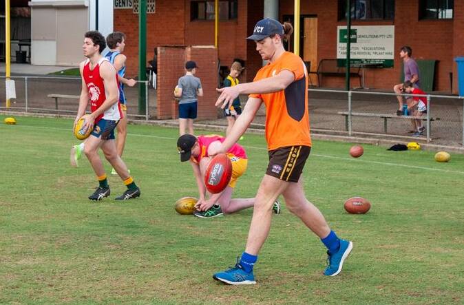 Rand-Walbundrie-Walla youngster Mitch Thomas has started training with new club North Albury under coach Isaac Muller.