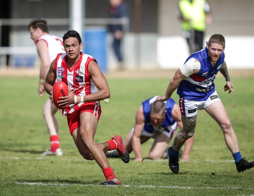 Dale Cox has returned from South Australia to play alongside his brother, Daniel, at Henty.
