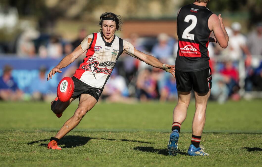 Brock-Burrum ace Nico Sedgwick was suspended for the second time this season following an incident against Jindera in the Hume League grand final.