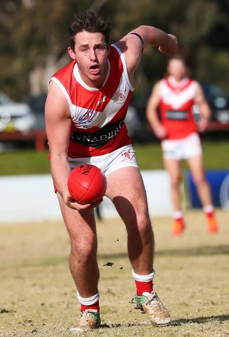 Riverina league signing Nick Perryman will add further depth to Lavington's midfield stocks next season. He will travel from Lockhart to play with the Panthers.