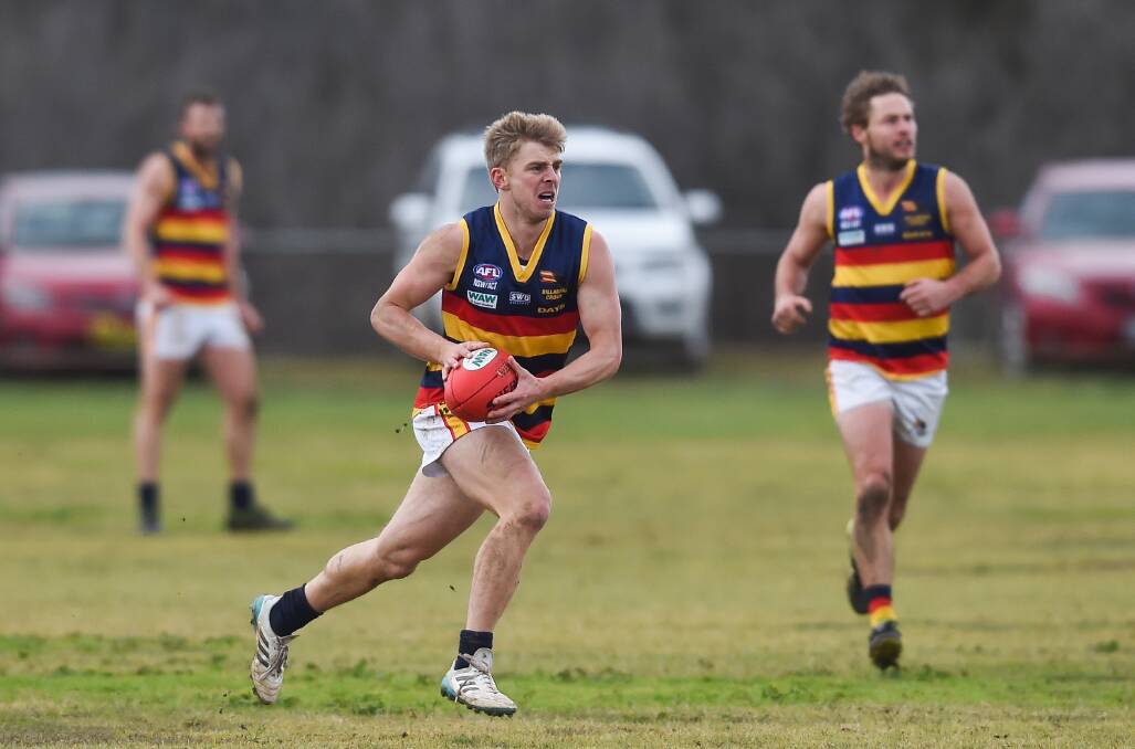 Bronson Schofield provided plenty of run from defence for the Crows.